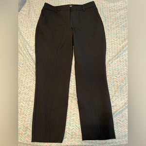 Express pinstripe columnist midrise ankle pants
